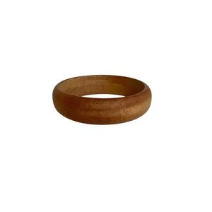Wood bangle bracelet